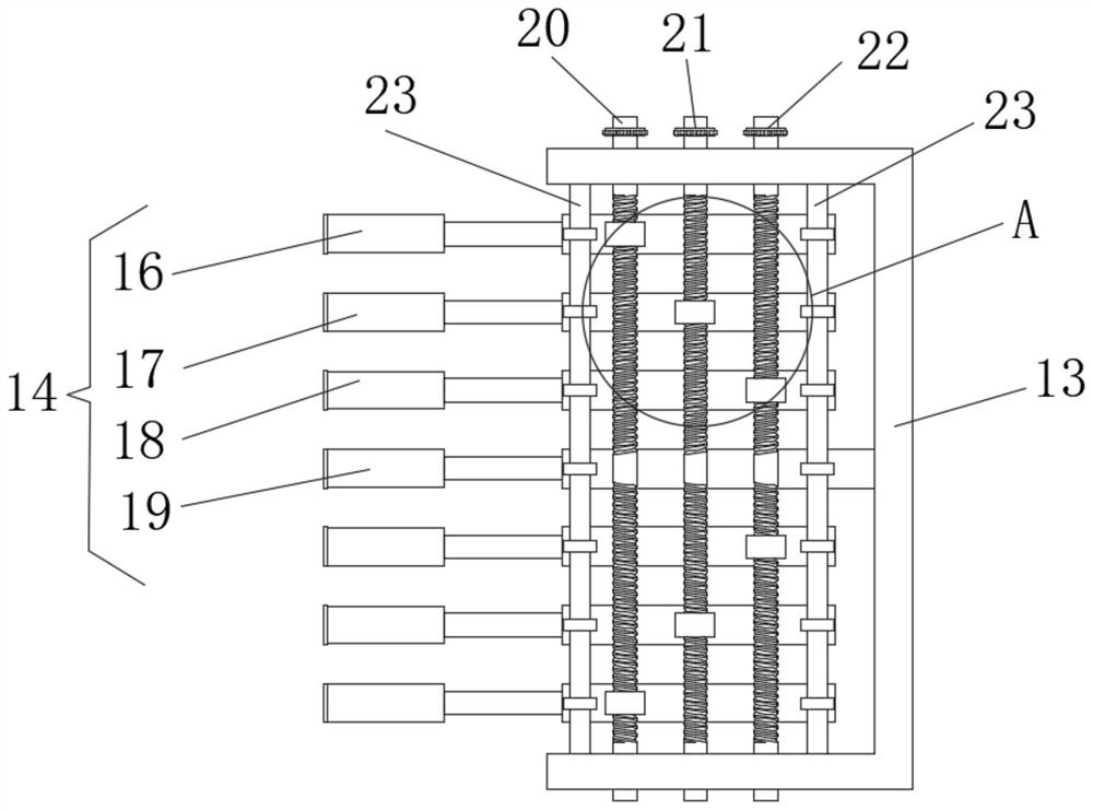 Vacuum packaging device for bearing packaging