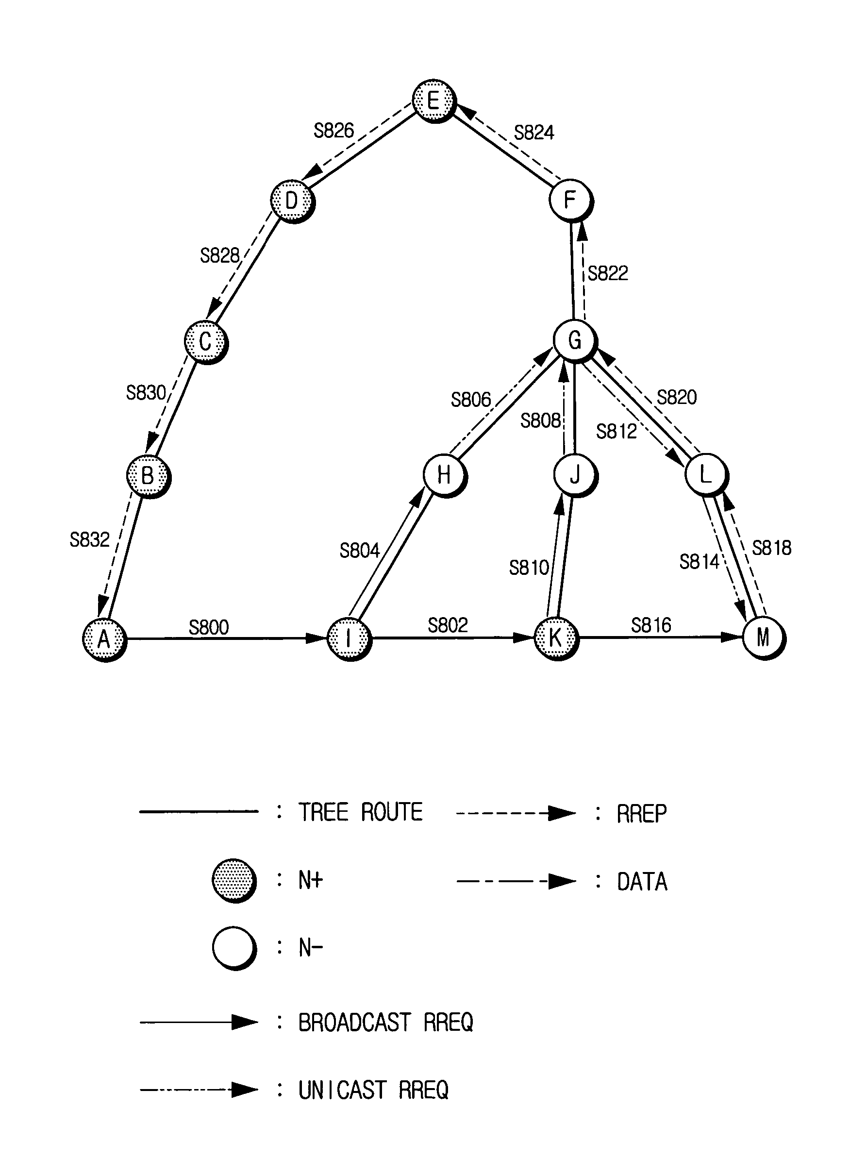 Apparatus and method for setup of optimum route using tree-topology