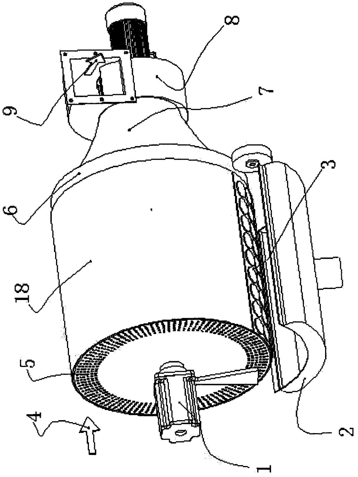 Atmospheric water generator provided with water molecular adsorption roller