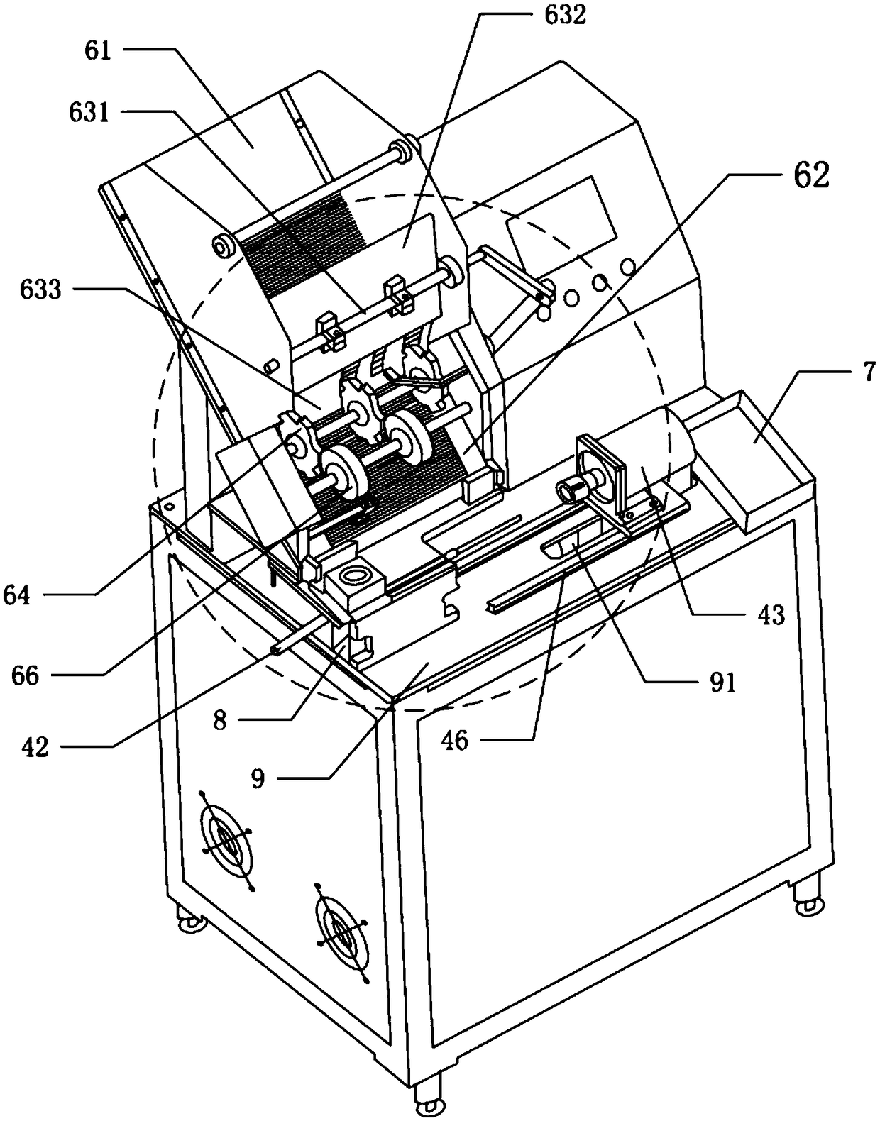 Automatic chopstick detachment machine