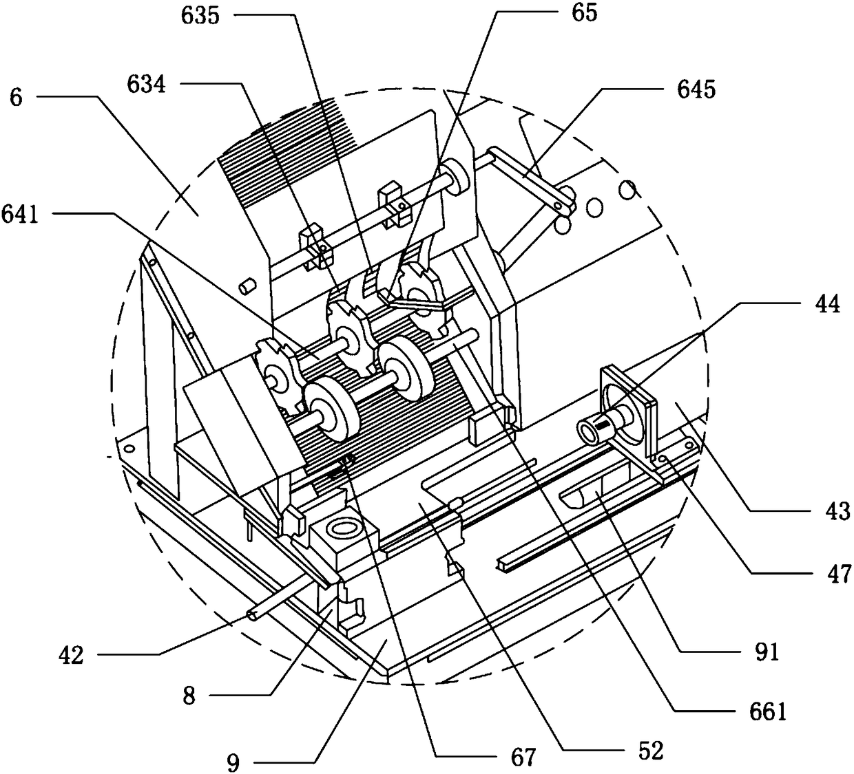 Automatic chopstick detachment machine