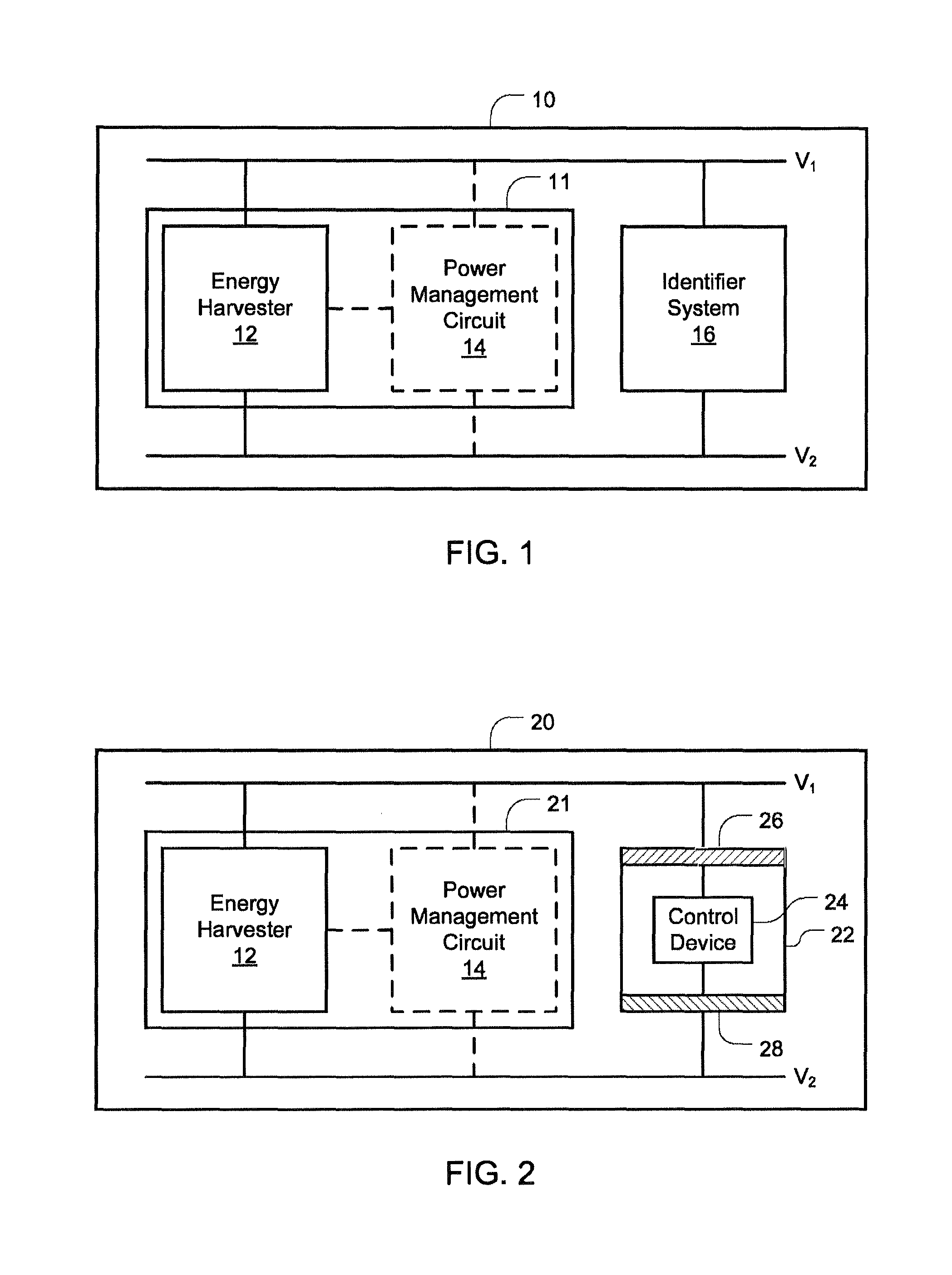 Wireless Energy Sources for Integrated Circuits