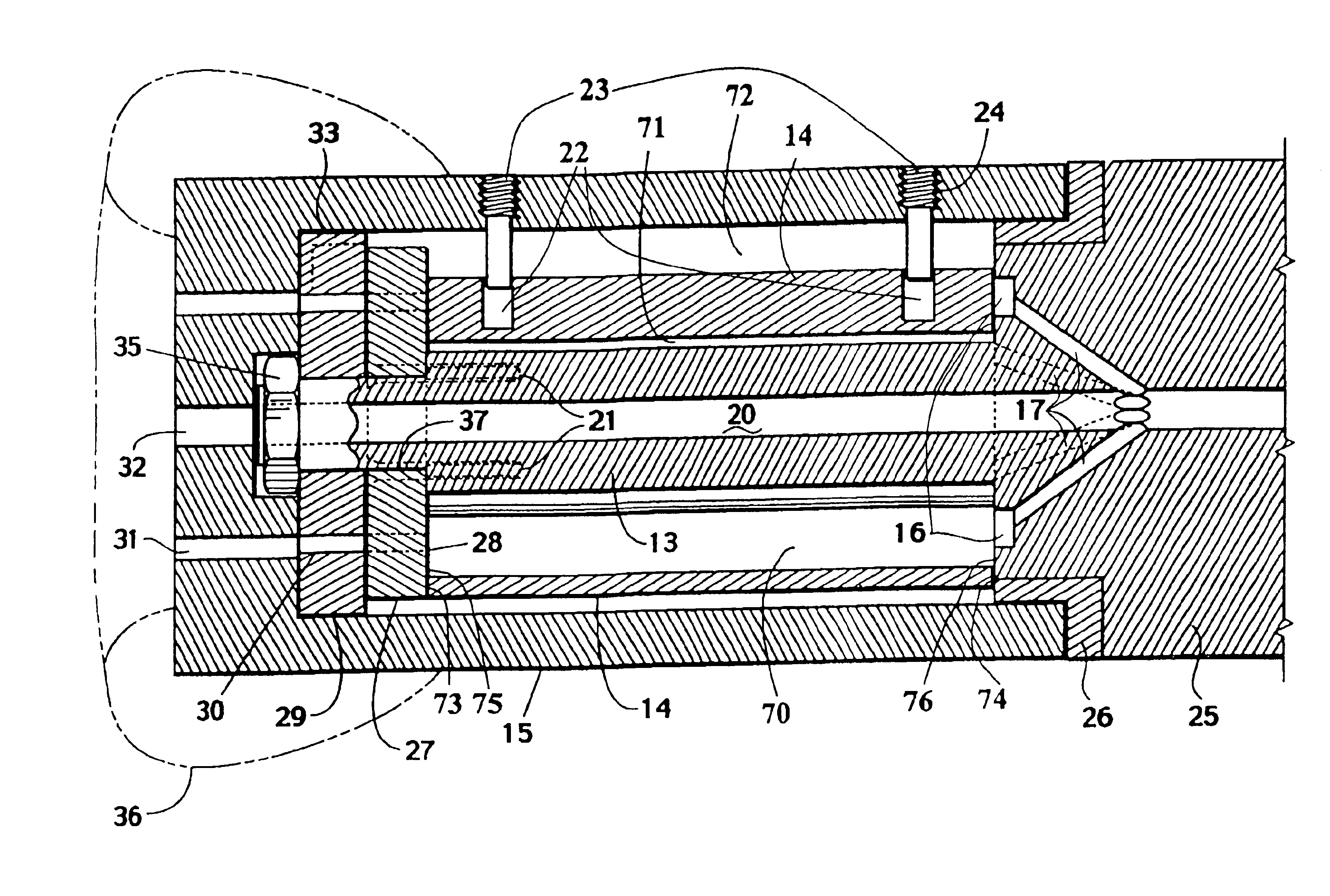 Inverted motor for drilling rocks, soils and man-made materials and for re-entry and cleanout of existing wellbores and pipes