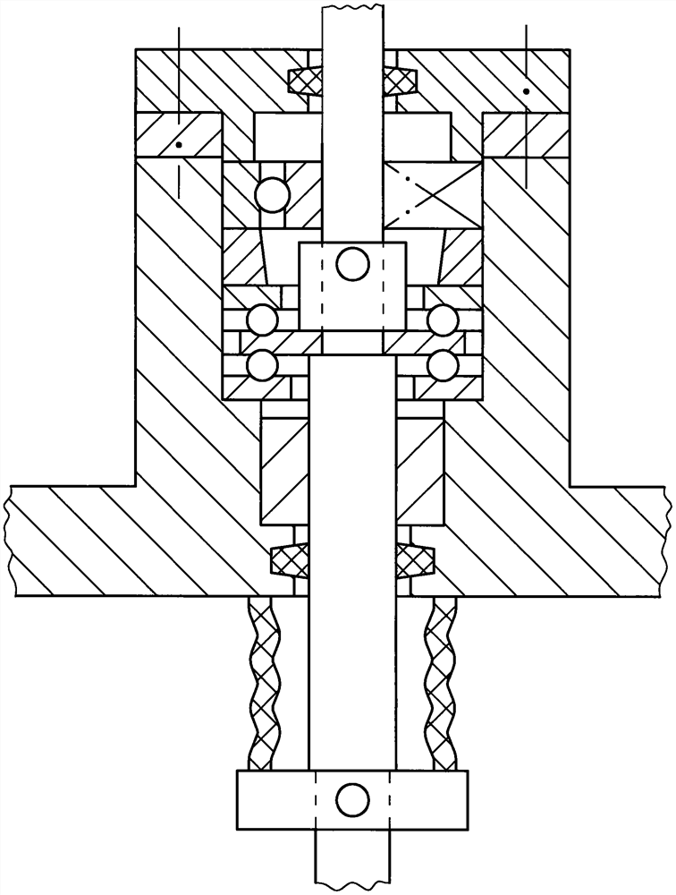 Axial sealing structure and washing machine adopting axial sealing structure