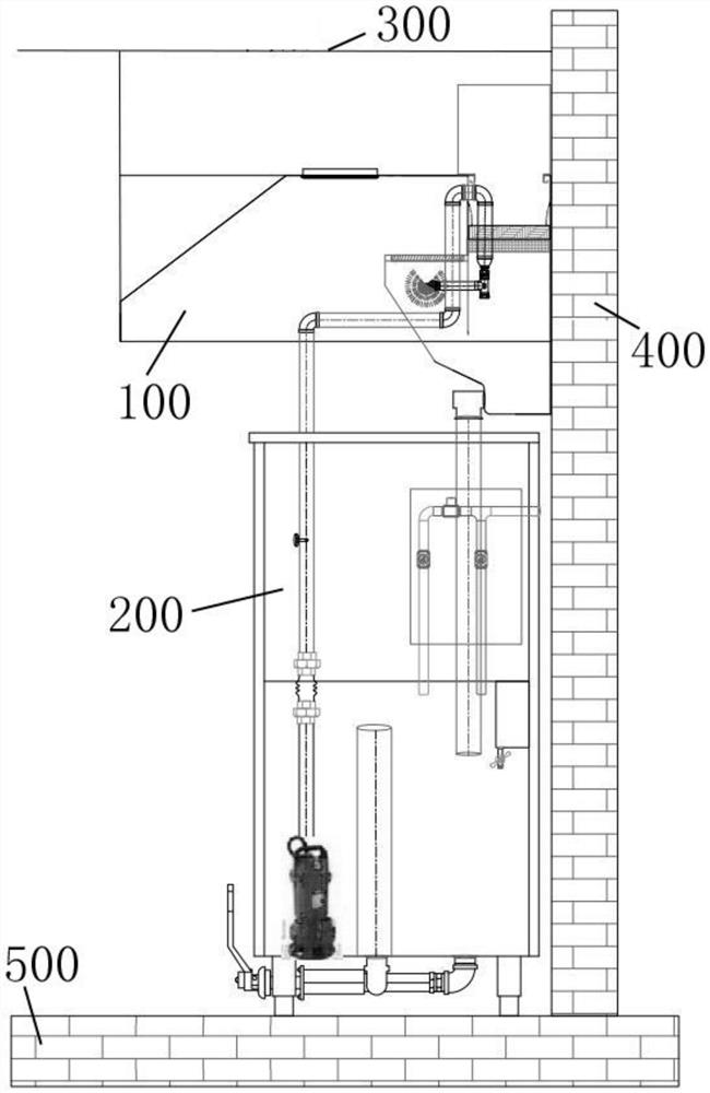 Front-end wet-type purification combined equipment