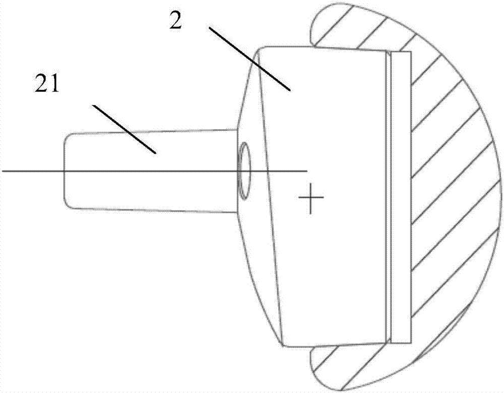 Reverse artificial shoulder prosthesis