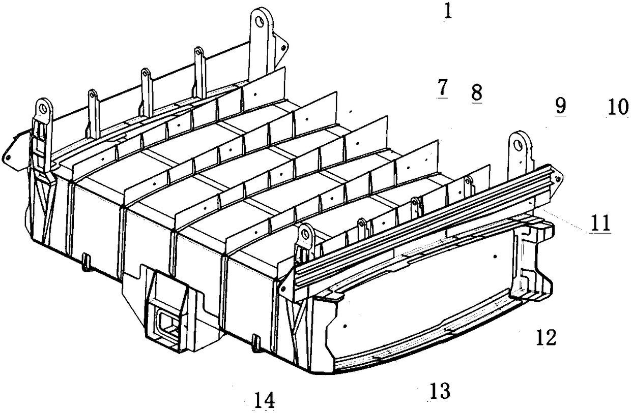 Test method for central wing box