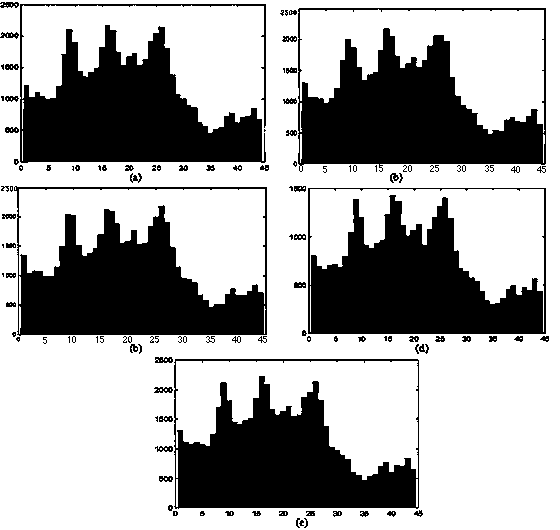 Color image watermarking method based on local histogram characteristics