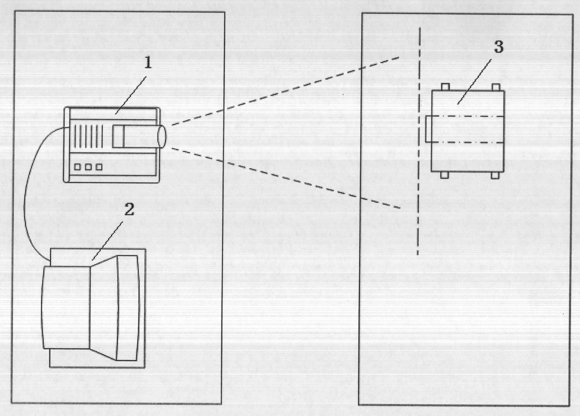 Method for measuring influence of background factors to infrared temperature measurement