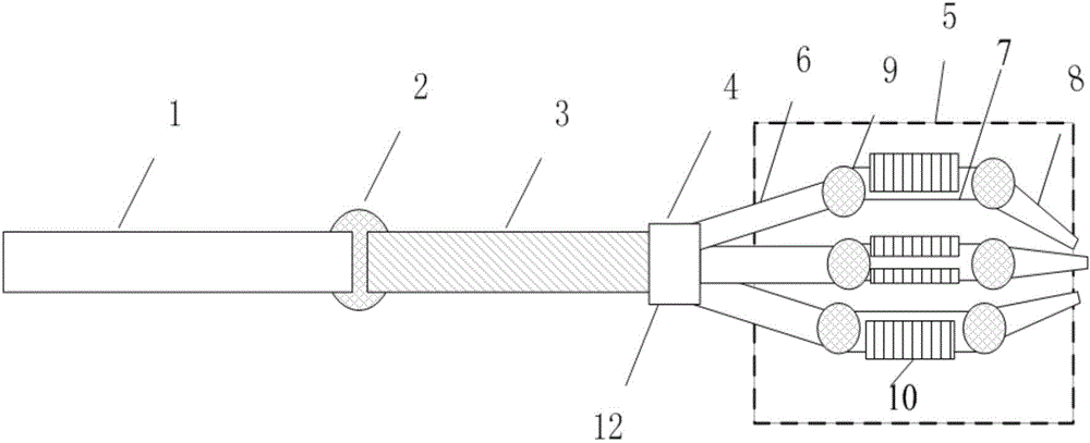 Deformable space motion arm