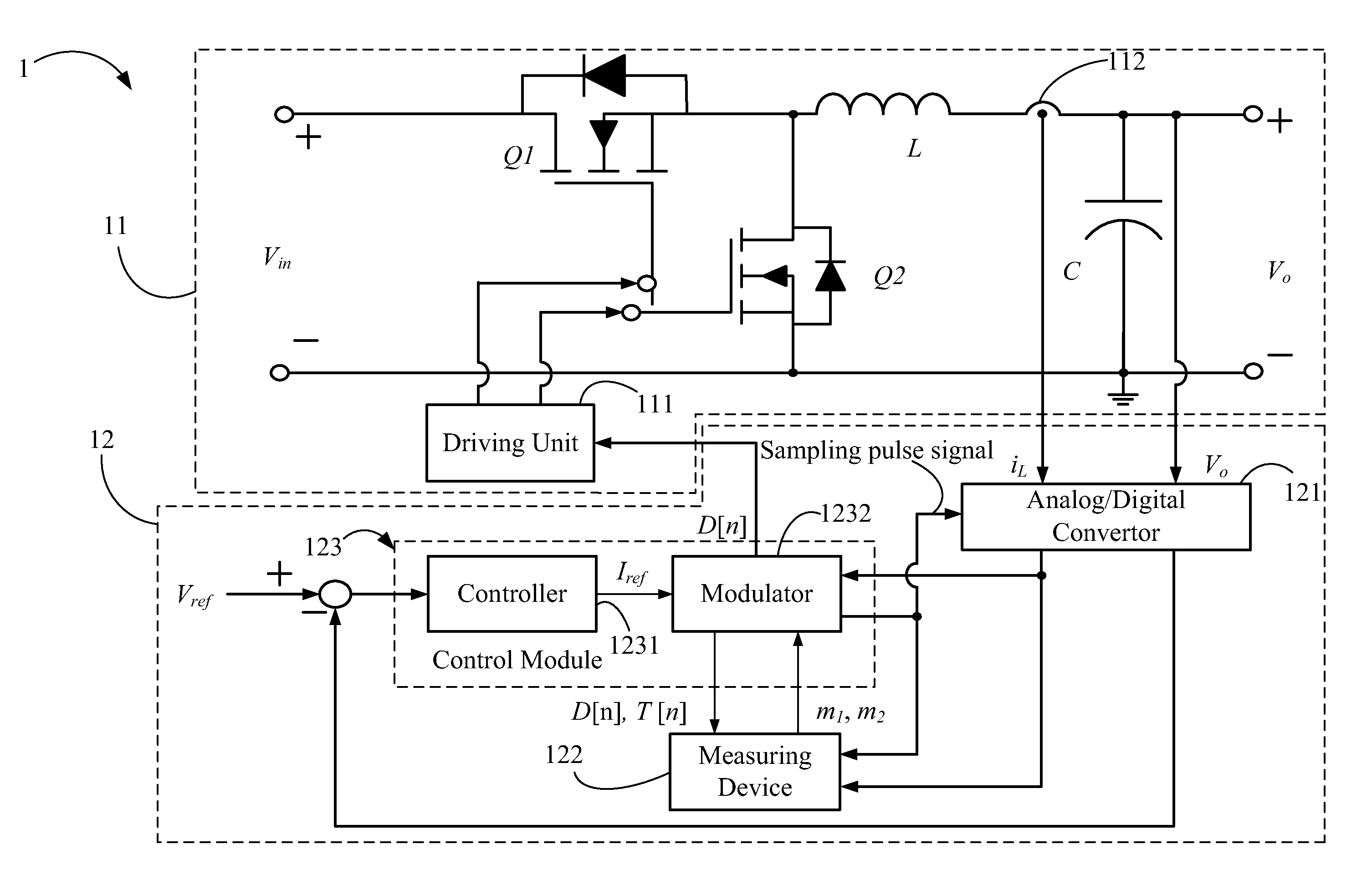 Driving control device and method for power converting system