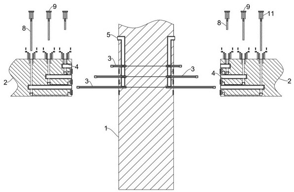 Precast concrete tubular column steel reinforced concrete beam joint structure and construction method thereof