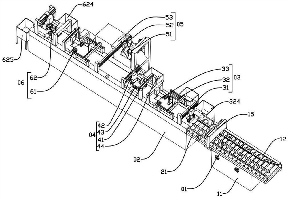 Automatic waste ammeter dismantling system