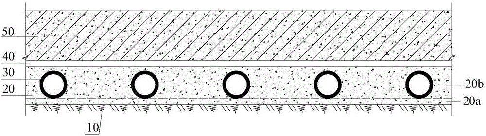 Tunnel primary support structure with built-in steel pipe frame