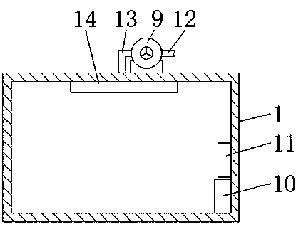 An assembled height-adjustable distribution box