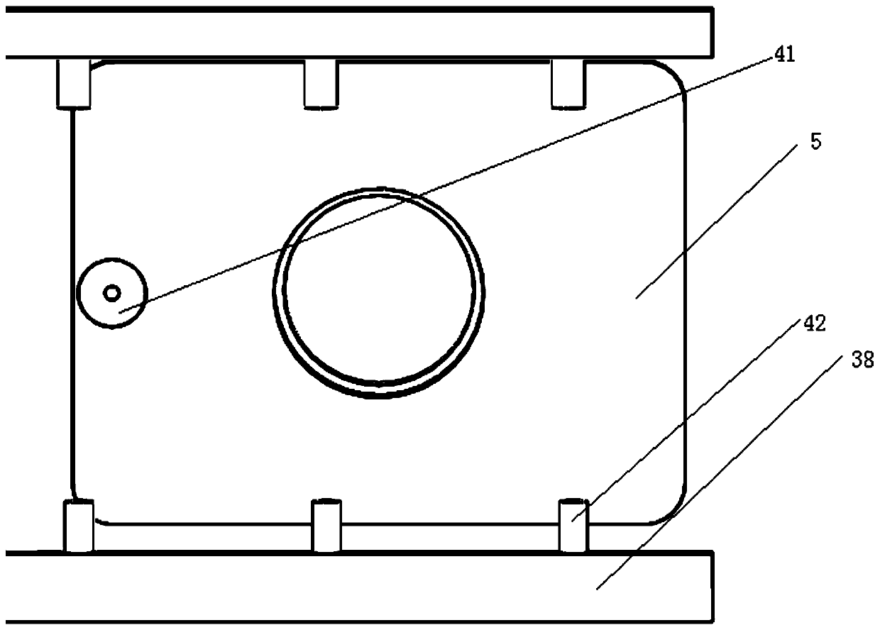 Heavy truck hub shell size detection machine