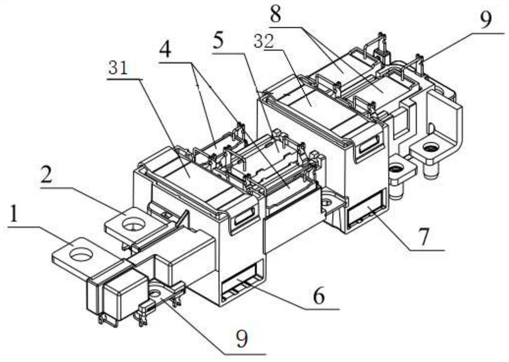 Multistage EMI filter for motor controller