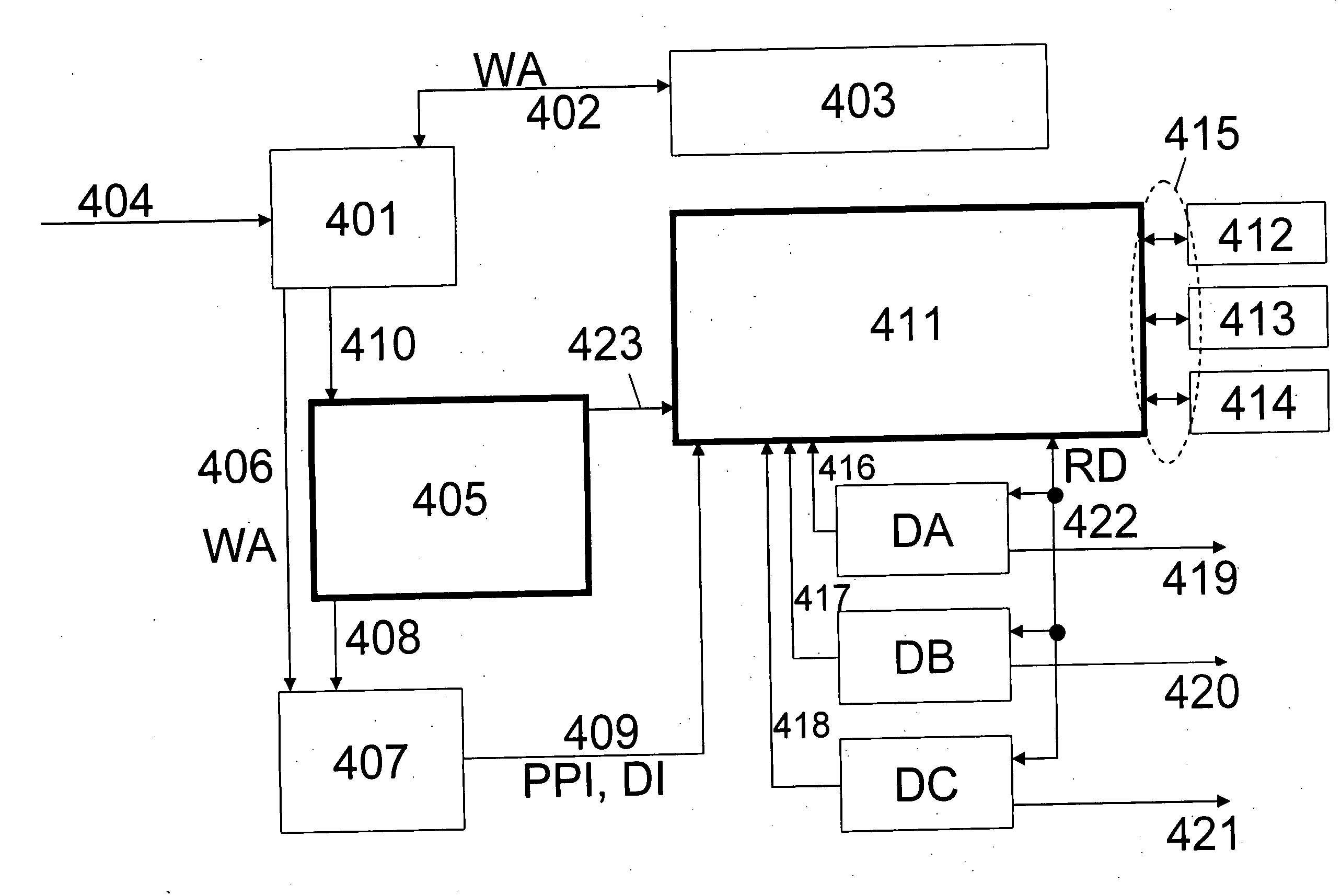 Method and apparatus for managing memory accesses in an AV decoder