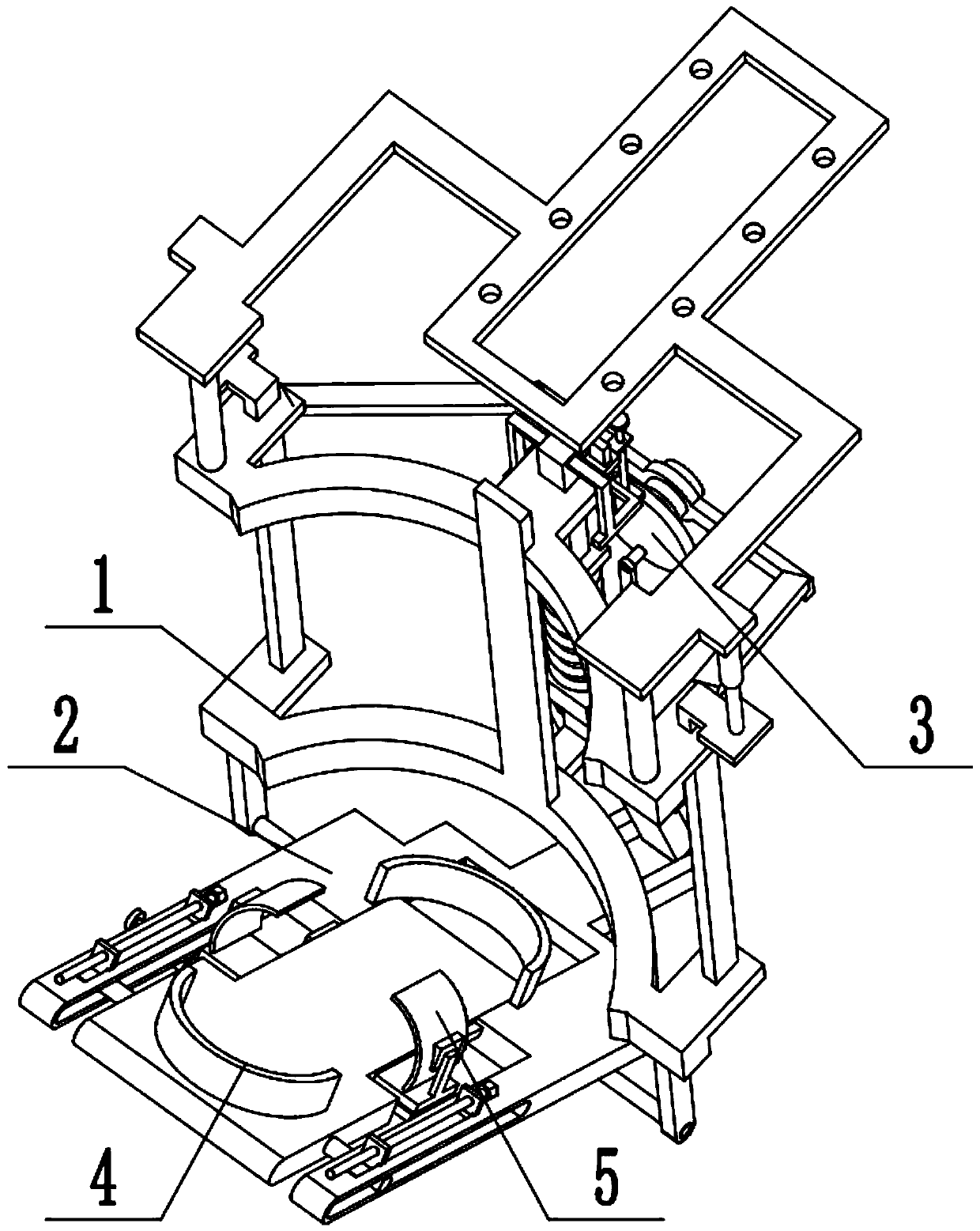 Auxiliary exercise device for recovery of orthopaedic patient