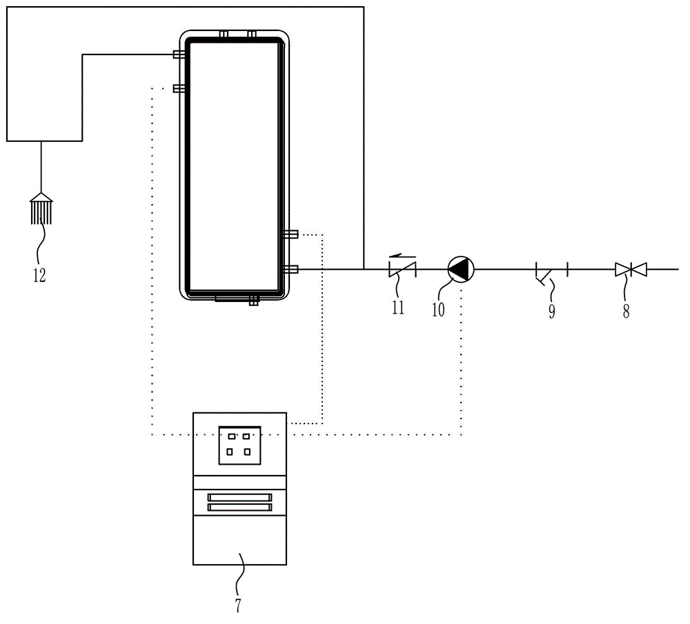 Integrated solar water heater