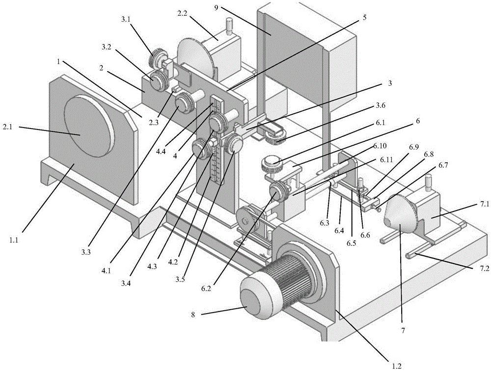 Diamond wire backwinding machine