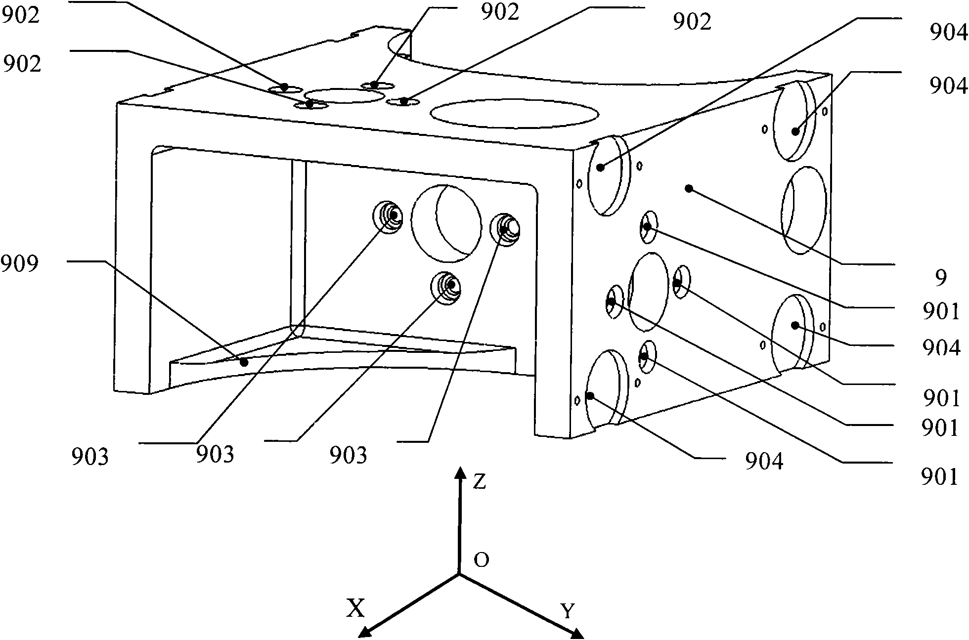 High-precision laser gyroscope inertia measurement system for POS