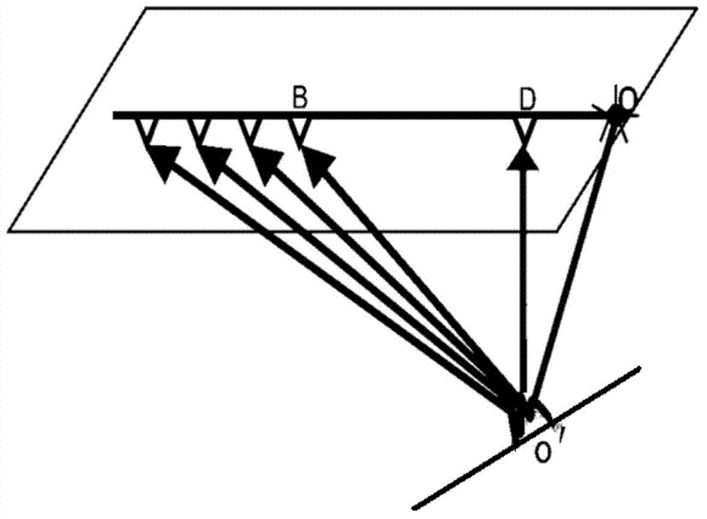 Pressing method and pressing apparatus for side reflection waves in marine earthquake data