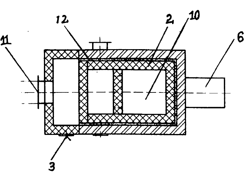 Brick hearth type steam boiler