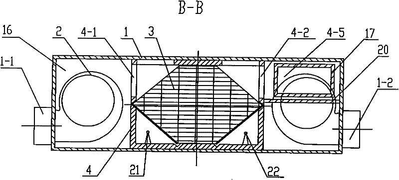 Air and air energy recovery and ventilation device with defrosting and bypass air supplying functions