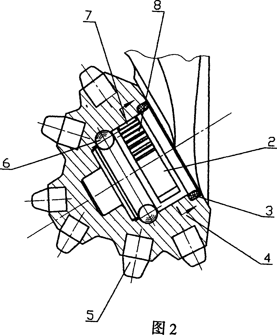 Roller bit with roller pull-off prevention alarm apparatus