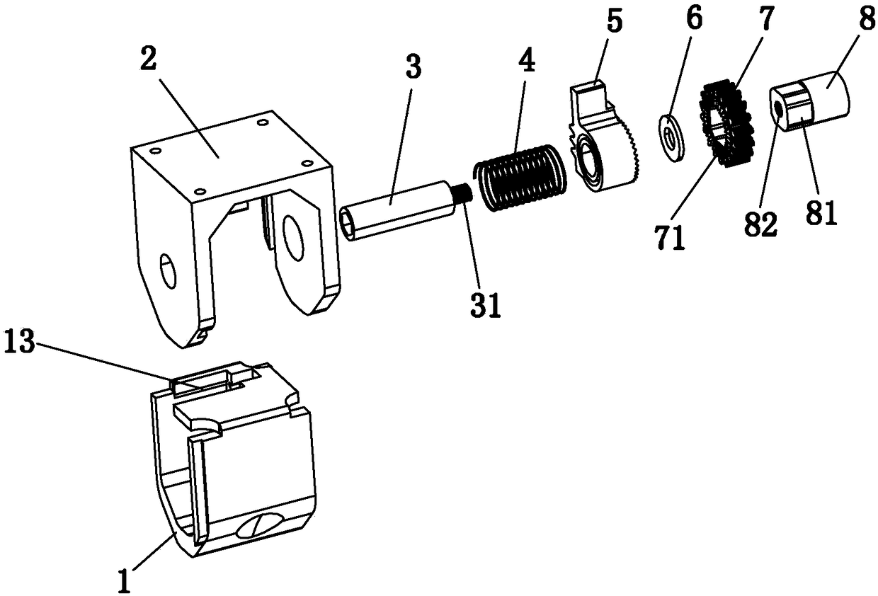 Gear adjusting type rear wheel locking device for ice skates