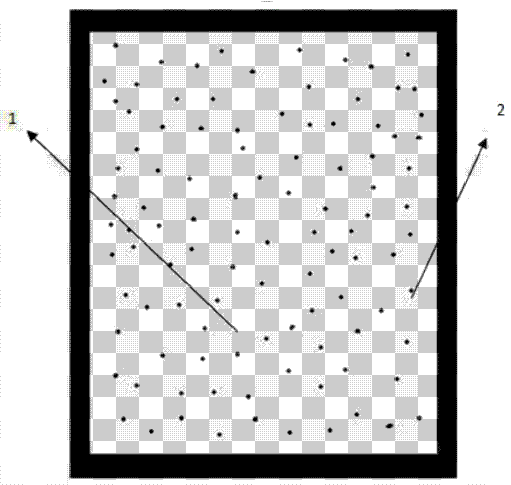 Nano-porous material energy absorption structure packaged by high polymer materials