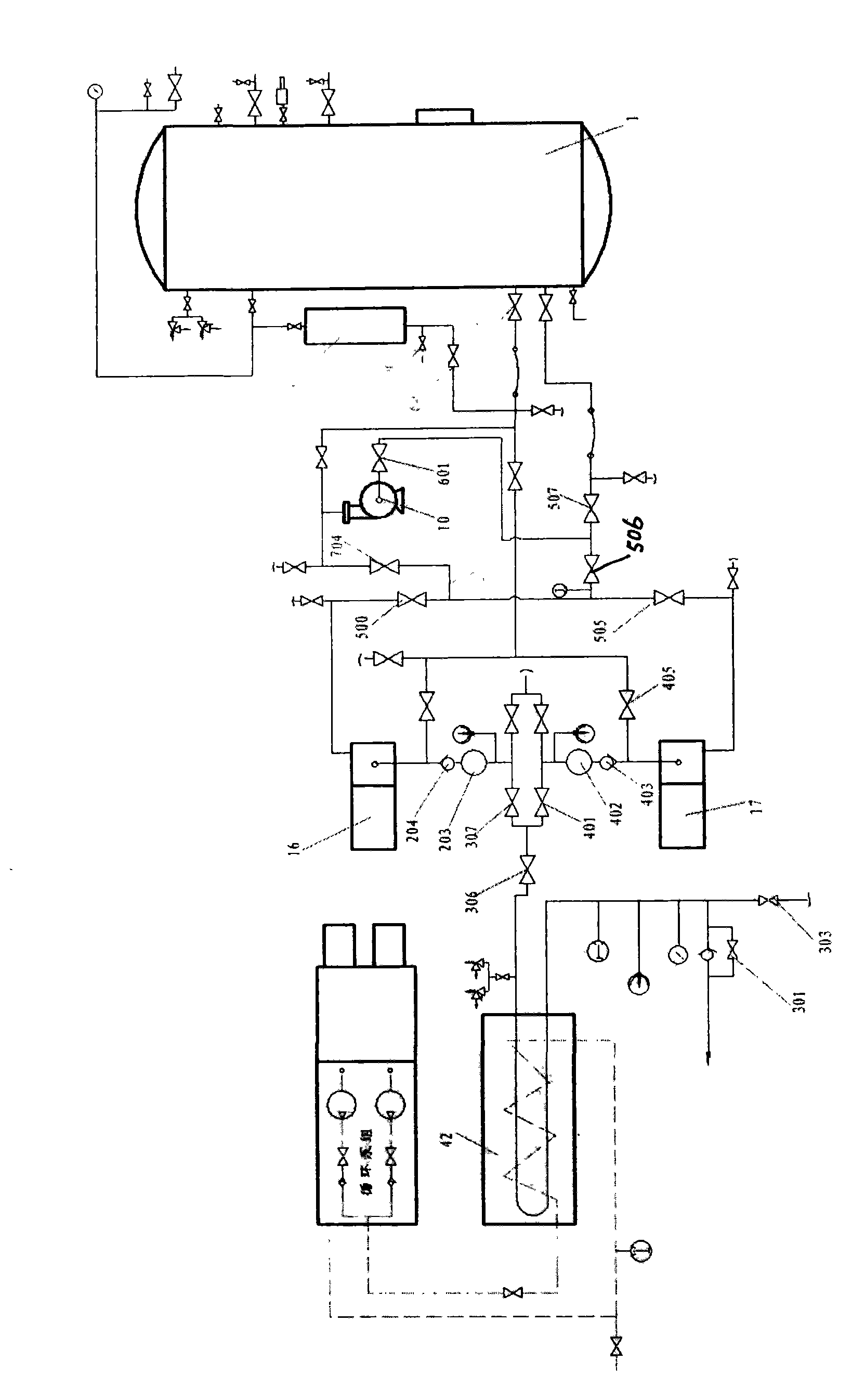 Deep-lying storage method of carbon dioxide