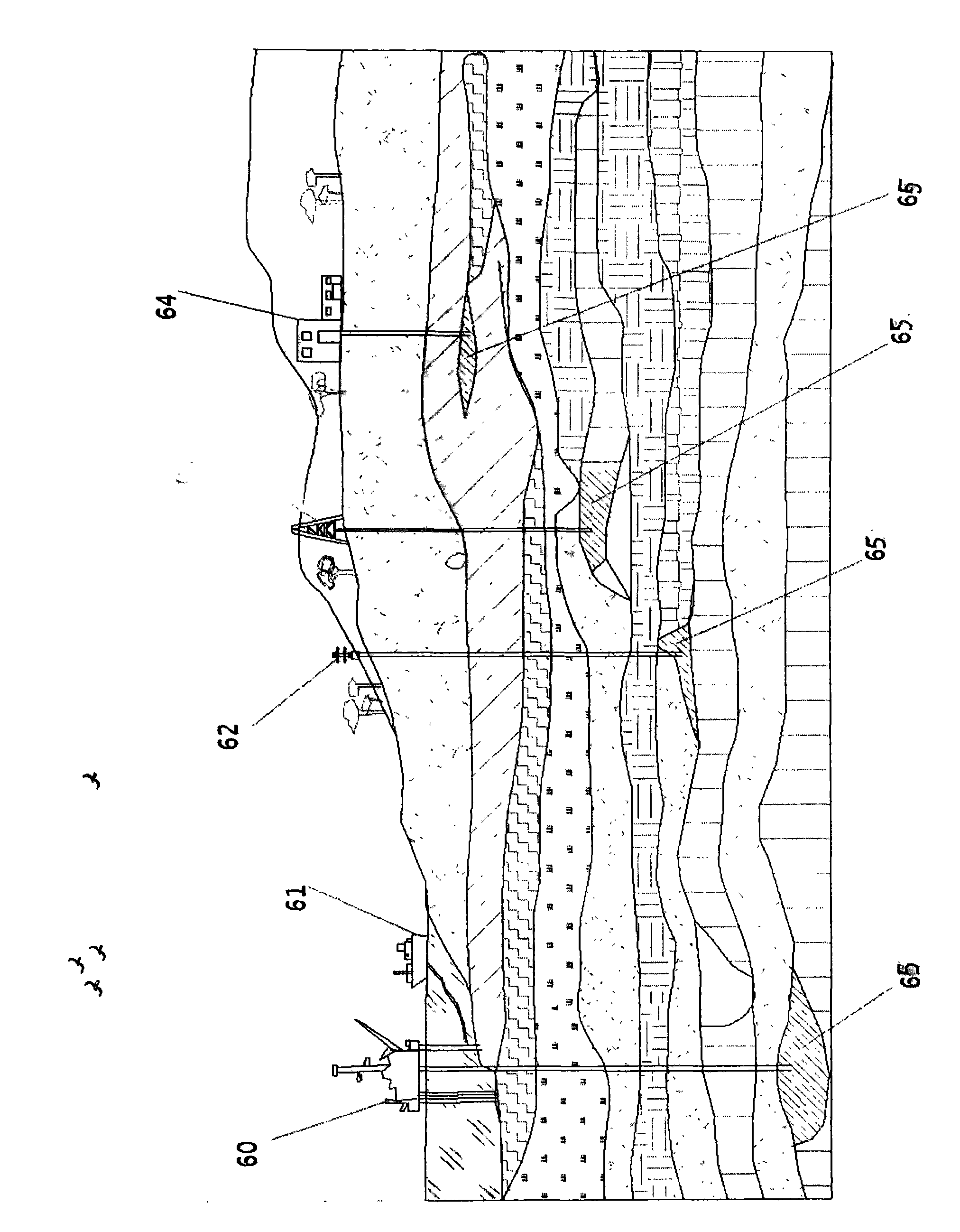 Deep-lying storage method of carbon dioxide