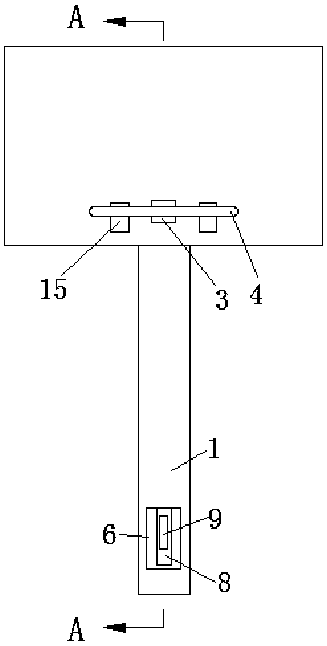 A flip-type basketball stand for conveniently taking out stuck balls and its use method