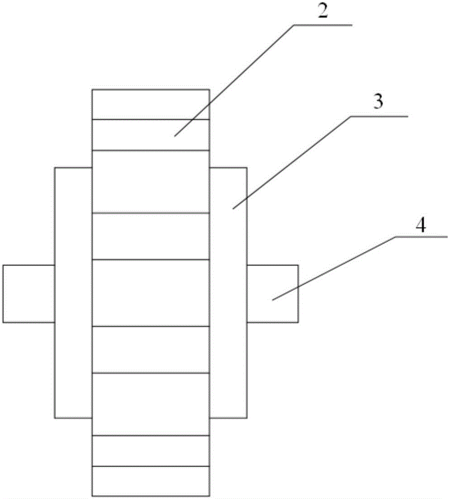 Anti-corrosion nested type gear and gear pump filling machine