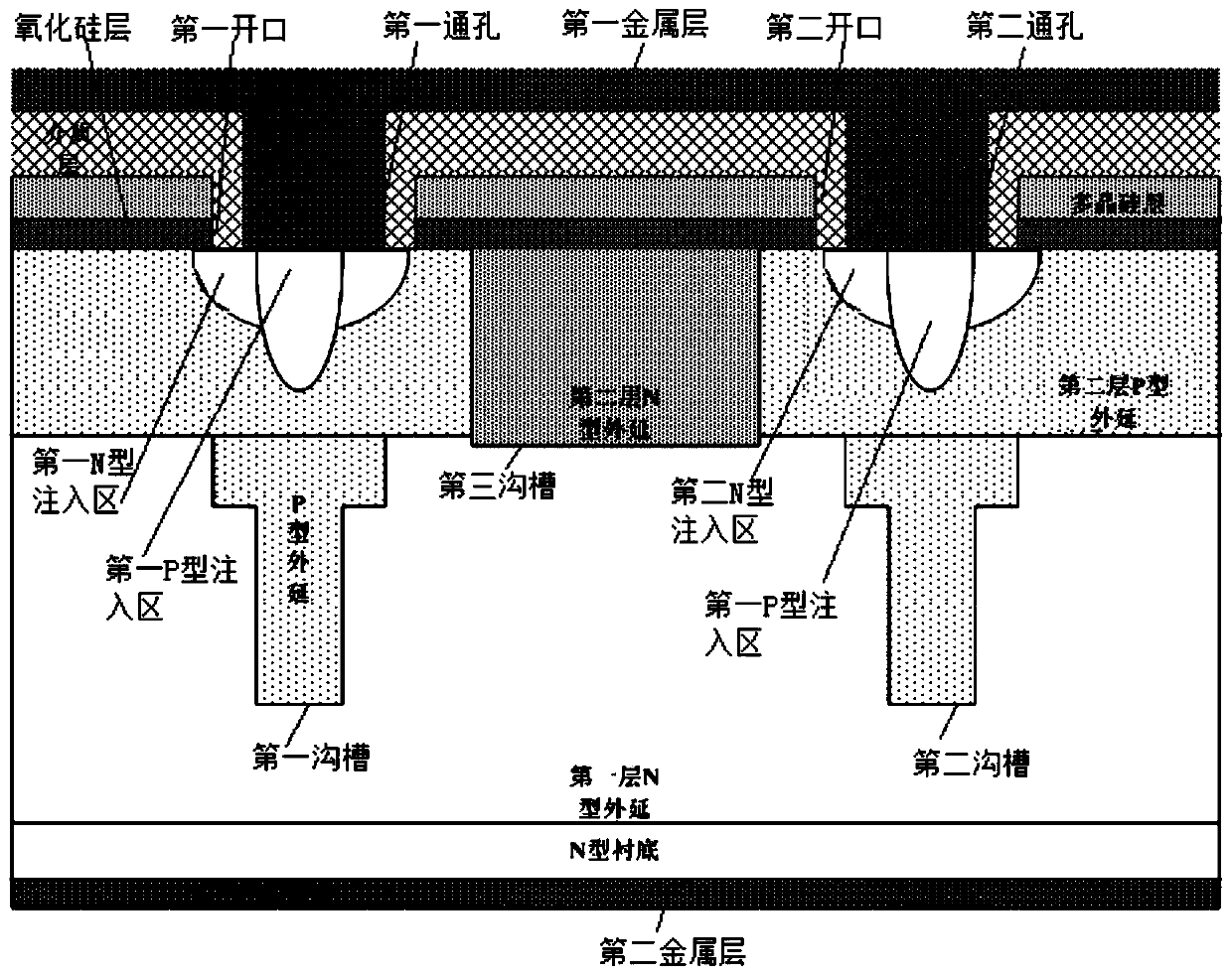 Vertical double diffused field effect transistor and its manufacturing method