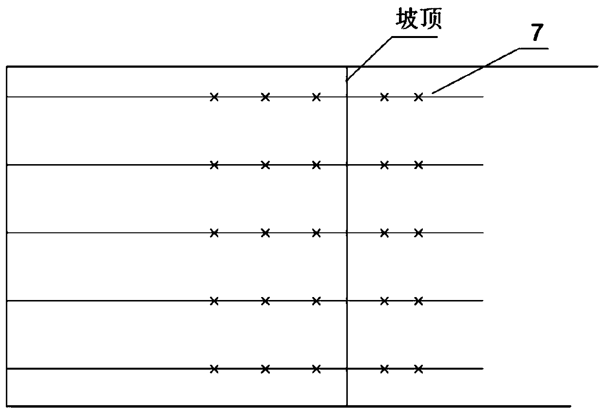 Monitoring and verification system and method for overall failure mode of soil and rock double-element side slope