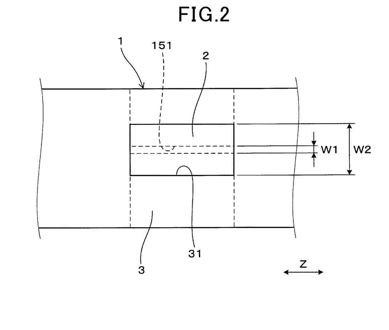 Gas sensor element