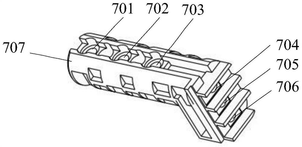 Cylindrical laminated busbar structure