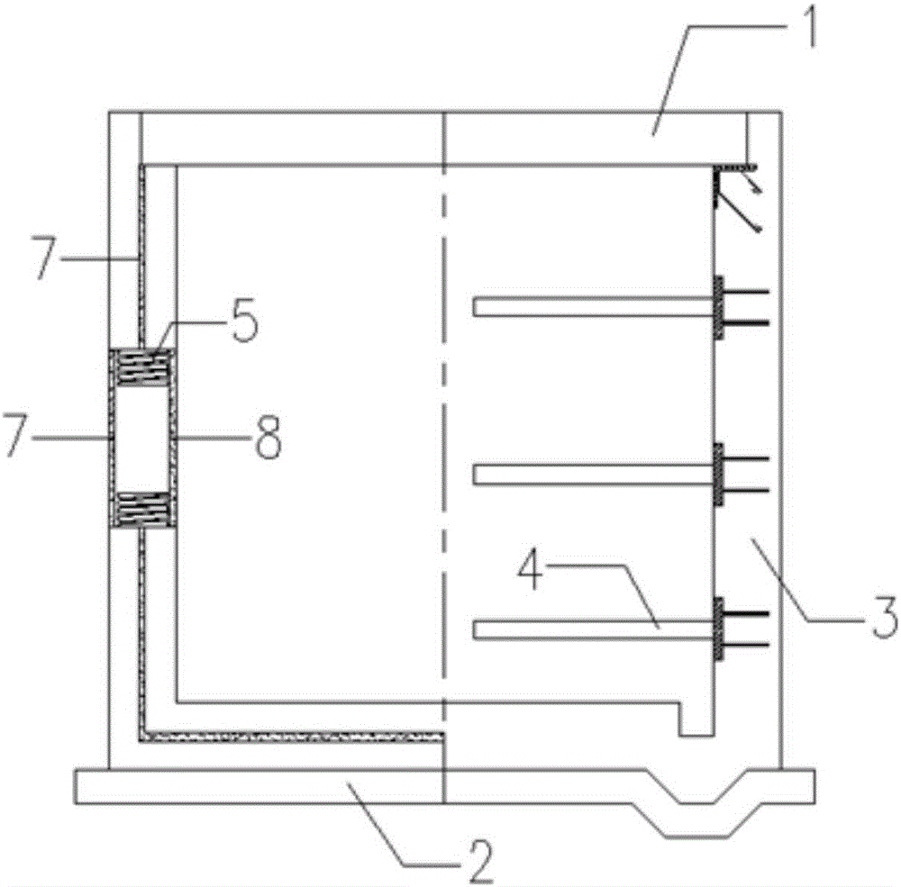 Prefabricated cable trench applied to subsidence areas