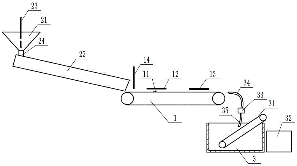 Broad bean peeling device