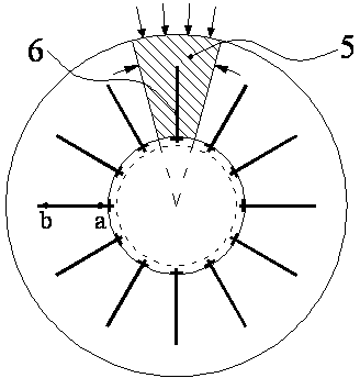 Anchor rod engineering stress simulation experimental device