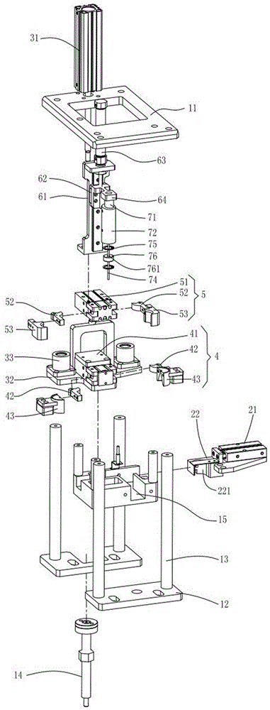 High-stability automatic threading device of lamp holder