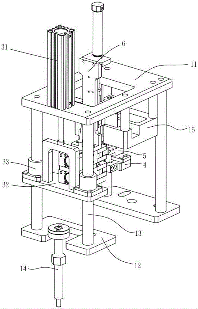 High-stability automatic threading device of lamp holder