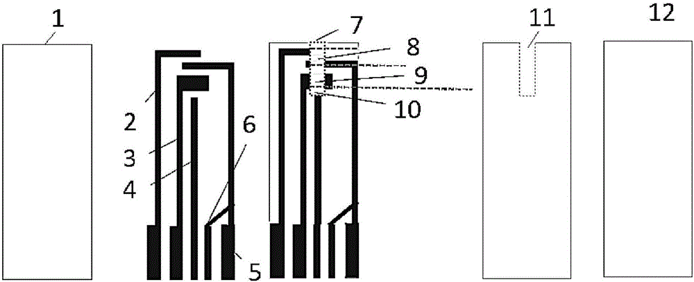 High-precision blood sugar test paper with hematokrit measurement and compensation function