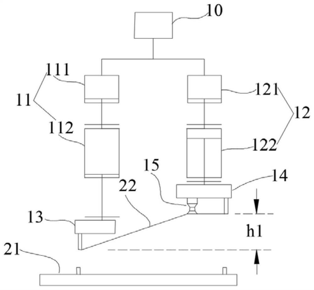 Fastening device, fastening system, and fastening method of connector