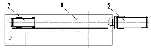 Movable loading and unloading machine with deflecting conveying function