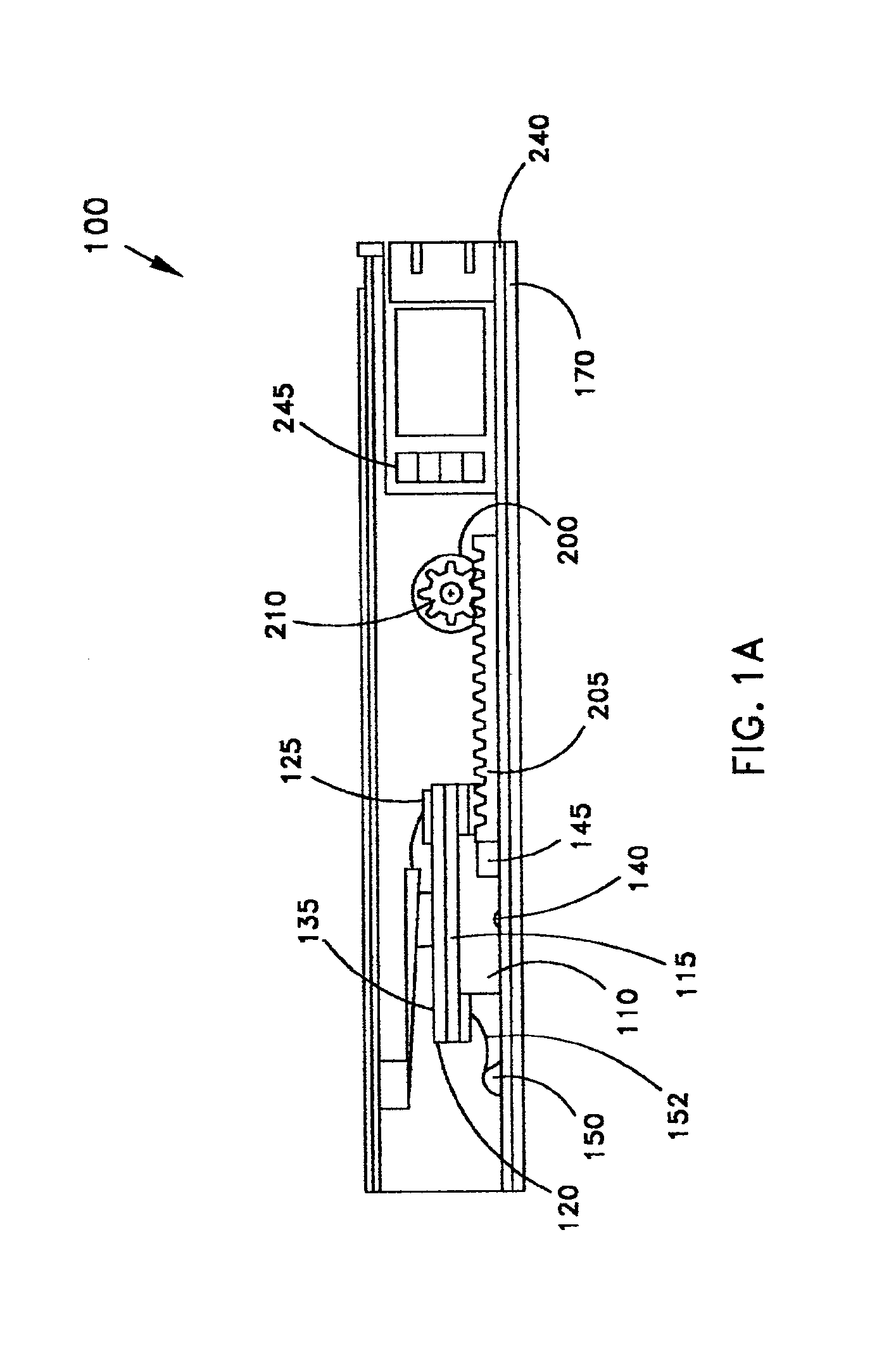 Data card with a full circular track for alignment and amplitude calibration