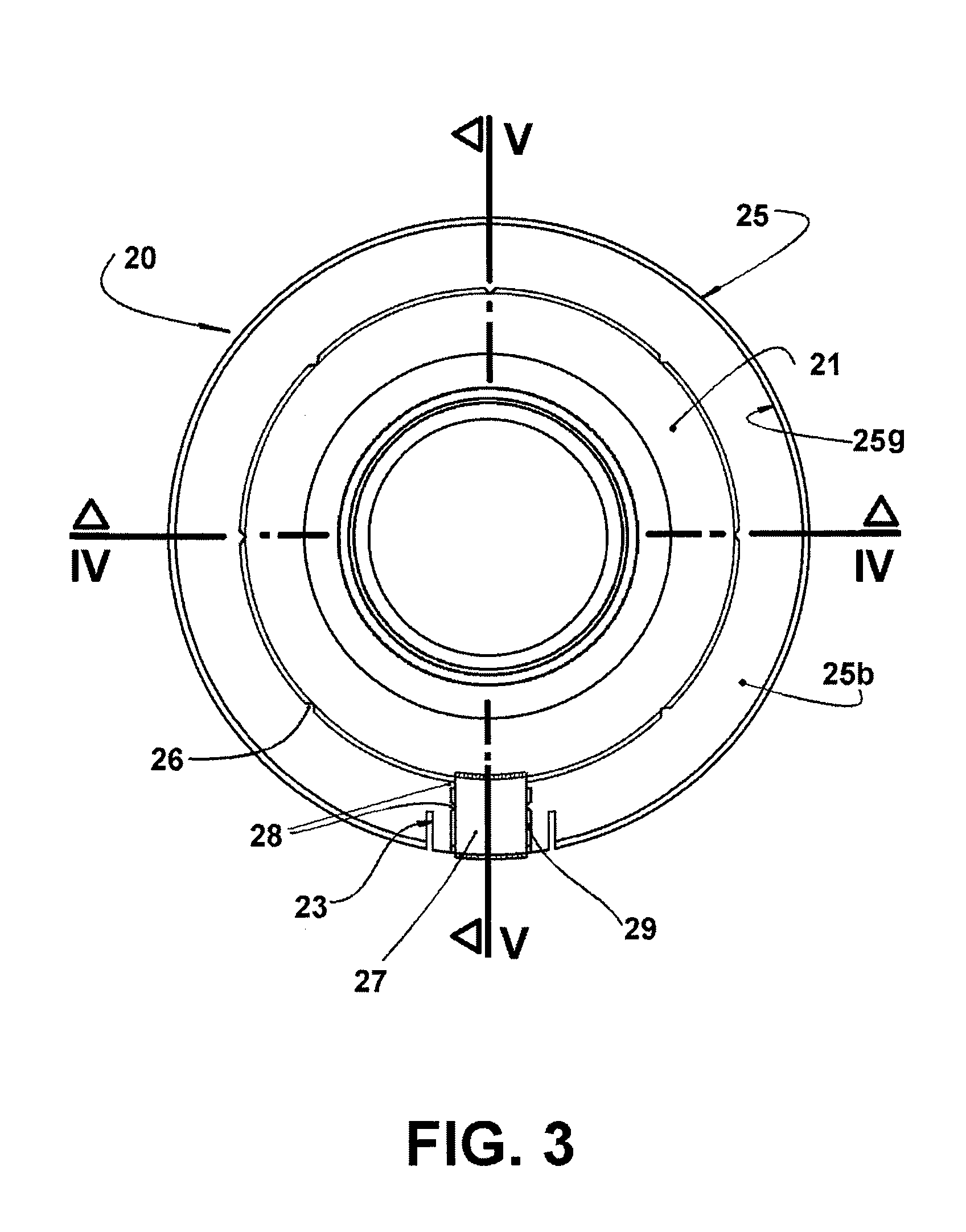 Closure assembly with breakaway sealing portion with gripping tab